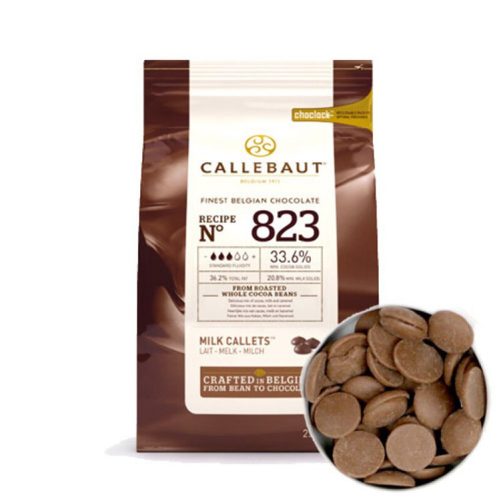 Молочный шоколад CALLEBAUT, 33,6%, 200 г., 823-RT-U71, Бельгия - фото1 Молочный шоколад CALLEBAUT, 33,6%, 200 г., 823-RT-U71, Бельгия - фото1