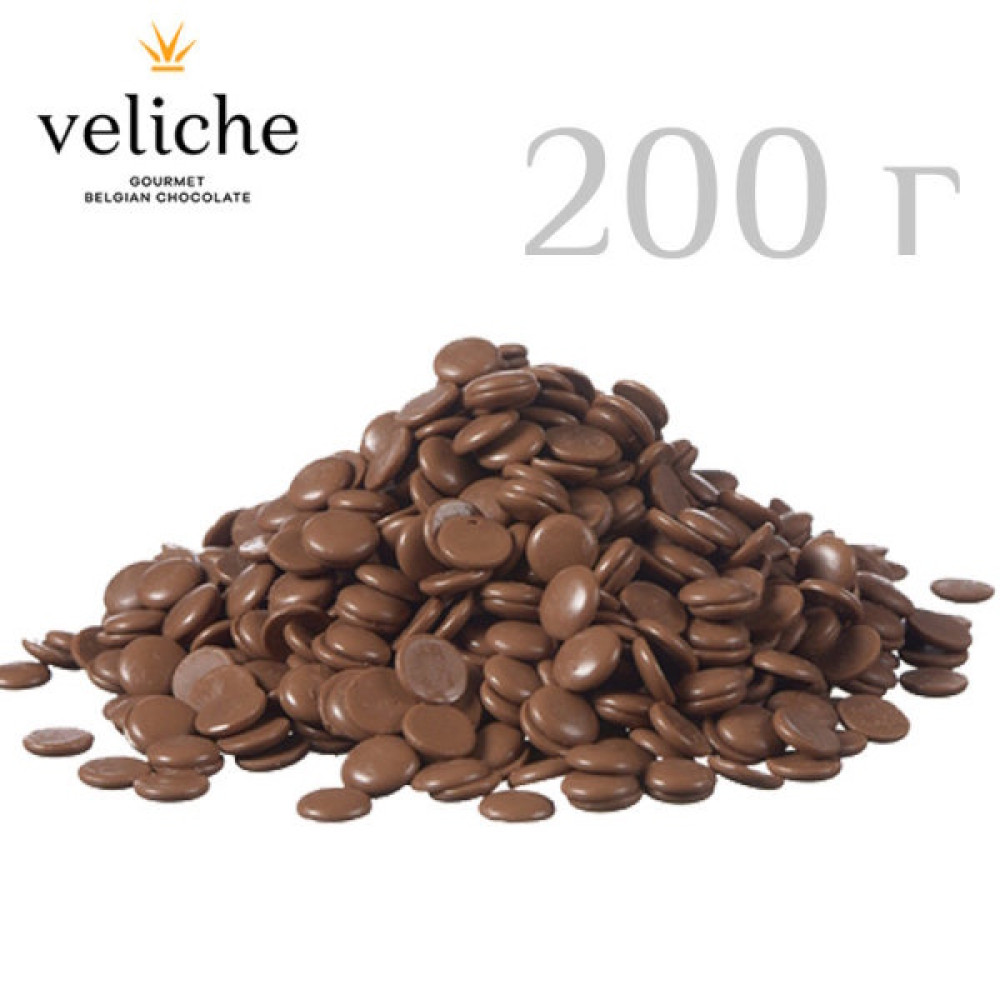 Молочный шоколад VELICHE, 35%, 200 г. Бельгия - фото1 Молочный шоколад VELICHE, 35%, 200 г. Бельгия - фото1