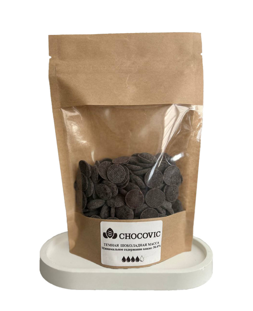 Темный шоколад CHOCOVIC, 56,6%, 200 г. Россия - фото2 Темный шоколад CHOCOVIC, 56,6%, 200 г. Россия - фото2