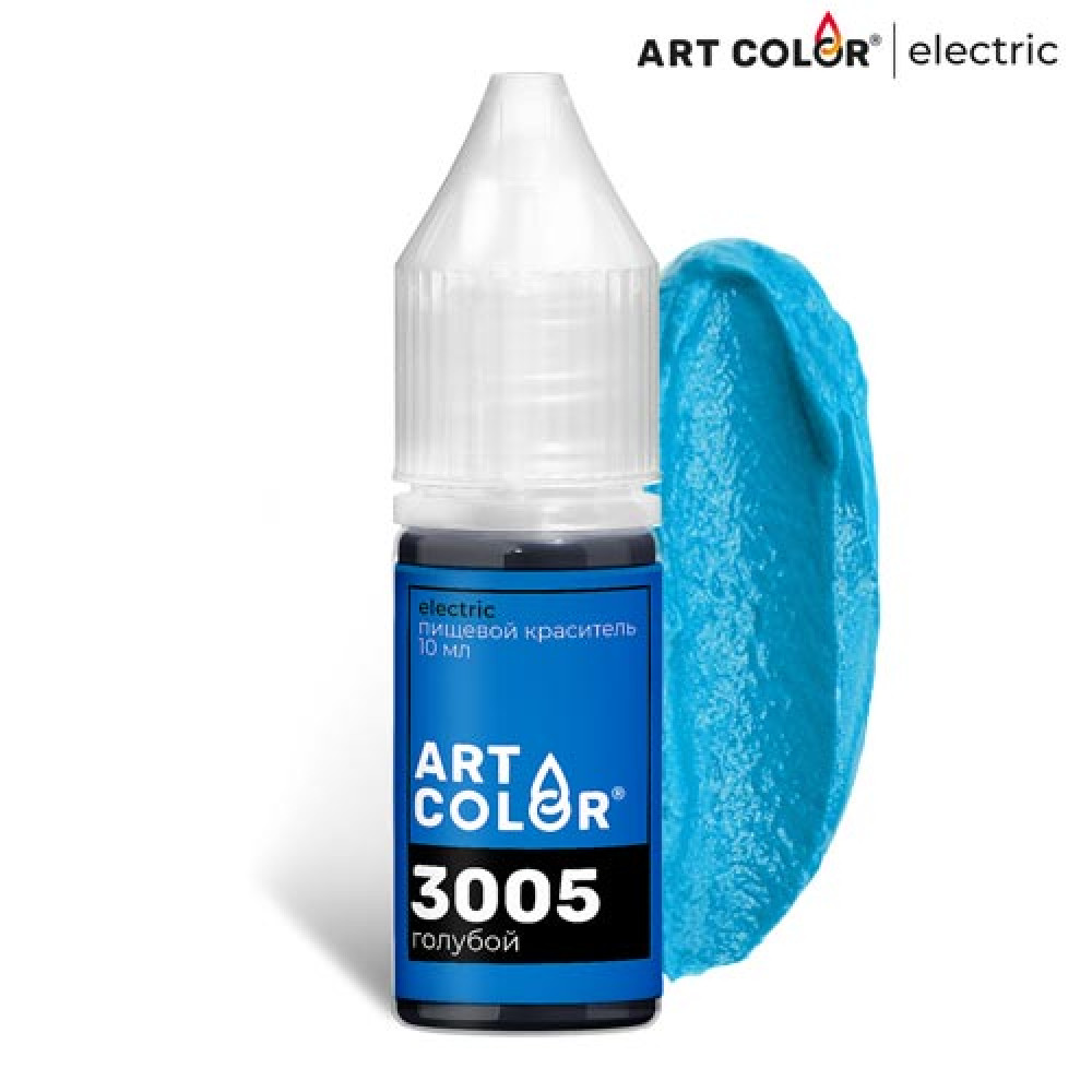 Пищевой краситель Electric ГОЛУБОЙ 10 мл. Art Color водораств. Россия - фото1