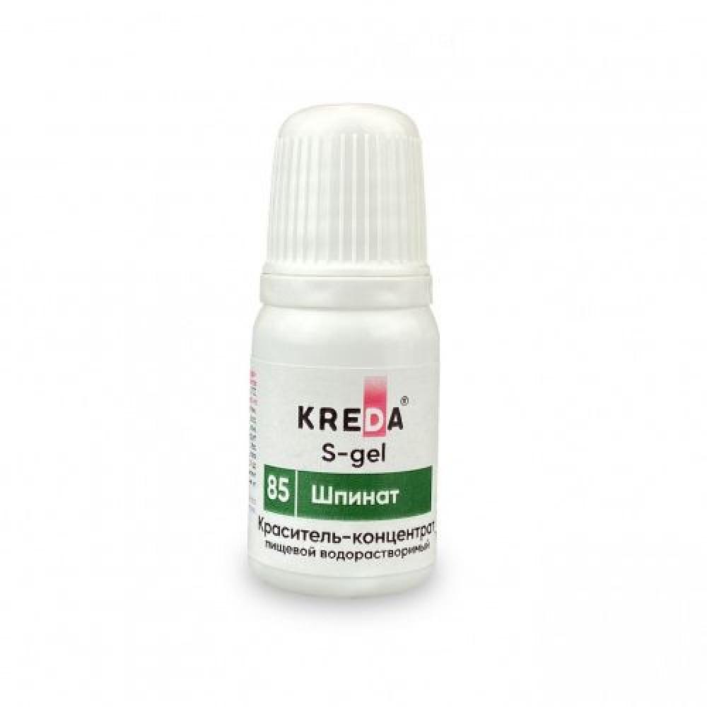 Пищевой краситель концентрат ШПИНАТ 10 мл KREDA S-gel Россия - фото1