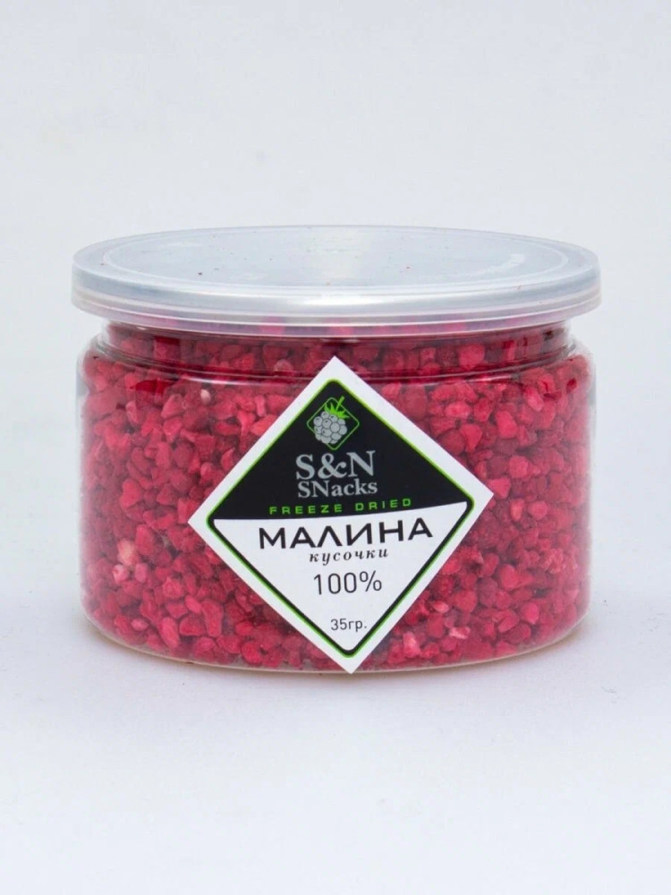 Малина сублимированная S&N кусочки, 35 г. Россия - фото1 Малина сублимированная S&N кусочки, 35 г. Россия - фото1