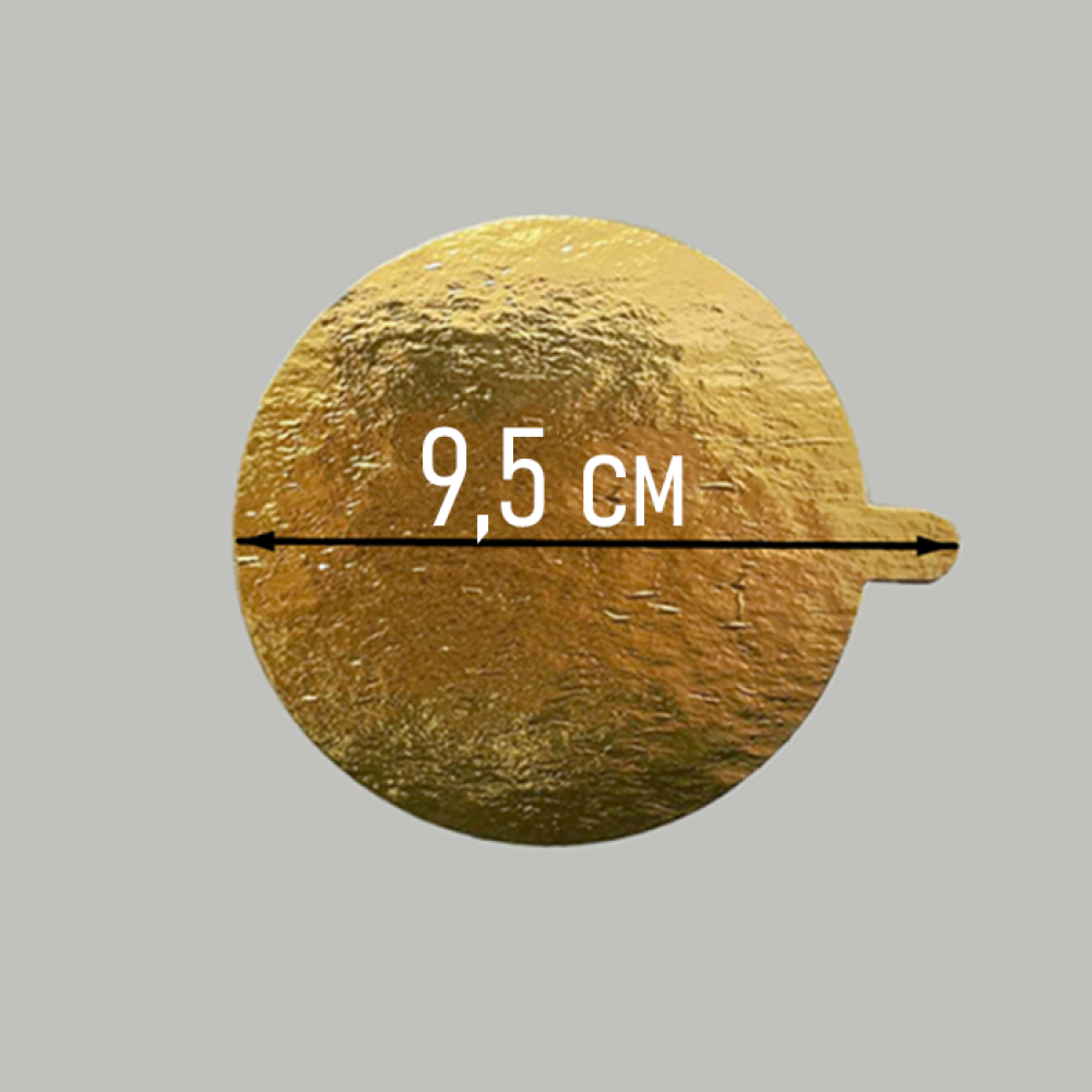 Подложка с держателем (золото), сольерка, 9,5х8х0,08 см, Россия - фото2