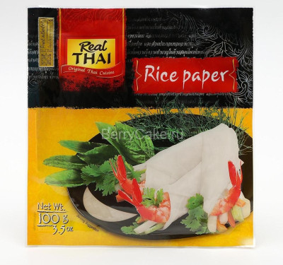 Бумага рисовая пластиковая упаковка Real Thai 16см 100гр , Тайланд - фото1 Бумага рисовая пластиковая упаковка Real Thai 16см 100гр , Тайланд - фото1