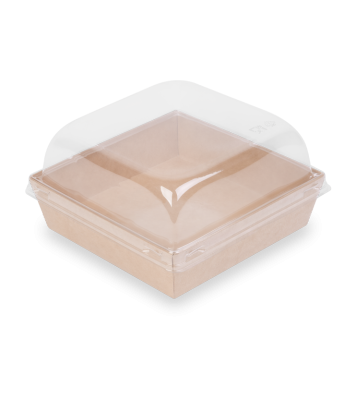 Упаковка OSQ SmartPack 900 box (бенто) крафт с крышкой,150х160х150, Россия - фото1 Упаковка OSQ SmartPack 900 box (бенто) крафт с крышкой,150х160х150, Россия - фото1