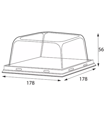 Упаковка OSQ SmartPack 900 box (бенто) крафт с крышкой,150х160х150, Россия фото-4