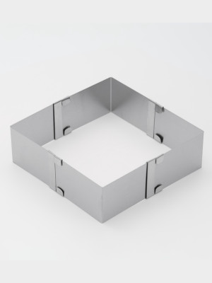 Форма для выпечки с регулировкой размера 9,5-16 см, высота 5 см фото-4