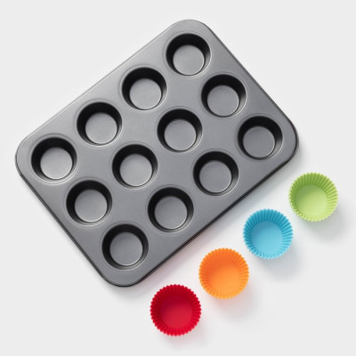 Форма для выпечки с а/п покрытием 35х26,5х2,5 см ''Силикон плюс'' силик.вклад. ,Китай - фото1 Форма для выпечки с а/п покрытием 35х26,5х2,5 см ''Силикон плюс'' силик.вклад. ,Китай - фото1