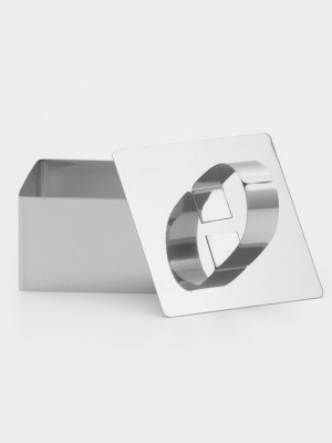 Форма для выкладки ''Квадрат'' 8х8х4 см с прессом, Китай фото-4 Форма для выкладки ''Квадрат'' 8х8х4 см с прессом, Китай фото-4