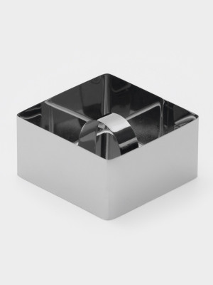 Форма для выкладки ''Квадрат'' 8х8х4 см с прессом, Китай - фото2