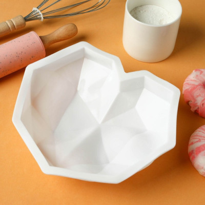 Форма для муссовых десертов и выпечки «Геометрия любви», Китай - фото2 Форма для муссовых десертов и выпечки «Геометрия любви», Китай - фото2