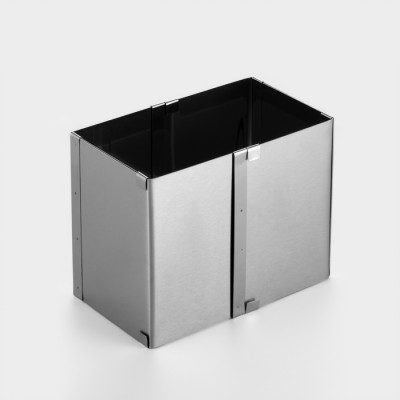 Форма для выпечки с регулировкой размера ''Квадратная'', H-14 см, 10х10 - 18х18 см. фото-3 Форма для выпечки с регулировкой размера ''Квадратная'', H-14 см, 10х10 - 18х18 см. фото-3