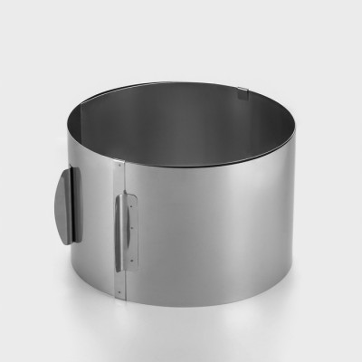 Форма для выпечки и выкладки с регулировкой размера ''Круг'', H-14 см, D-20-38 см.Россия фото-3 Форма для выпечки и выкладки с регулировкой размера ''Круг'', H-14 см, D-20-38 см.Россия фото-3