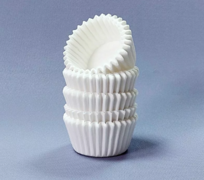 Тарталетка круг (белая), 25х16мм - фото1