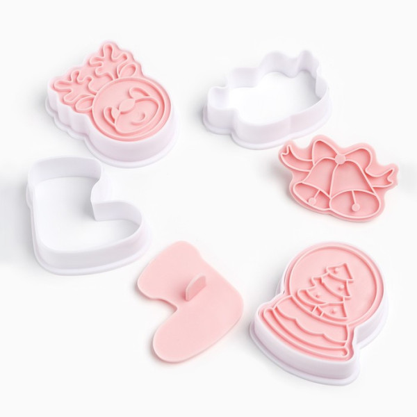 Набор форм для  печенья ''Леденцы'', пластик, 4 шт., Китай - фото2
