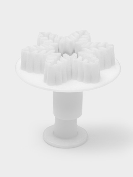 Набор плунжеров кондитерских 3 шт ''Снег''6/5/4 см, Китай - фото2