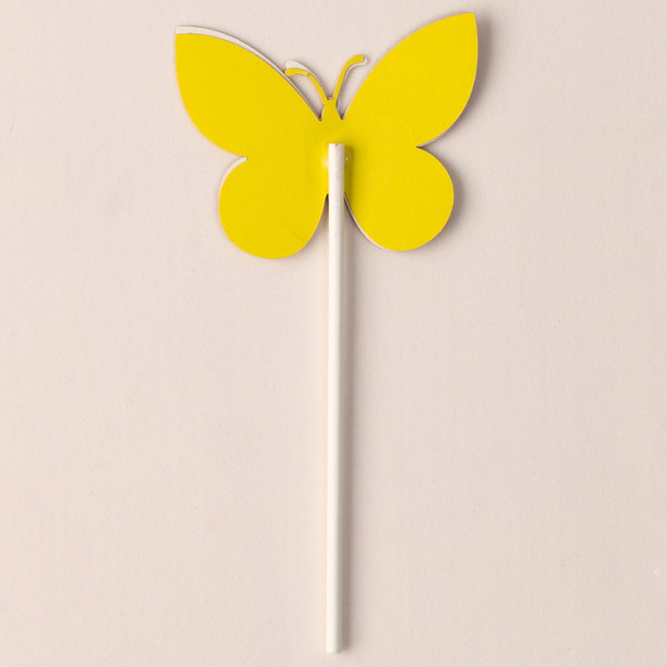 Набор для украшения ''Бабочки'',5 шт., цвет красный , Китай - фото2