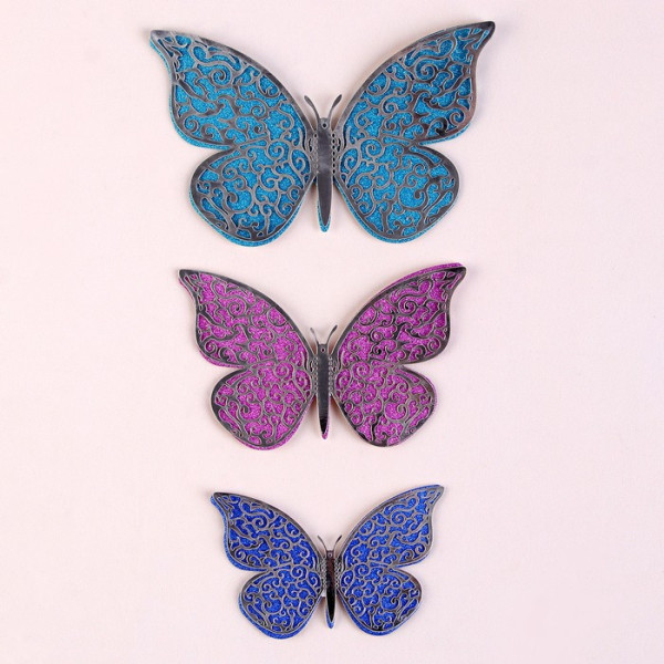 Украшение Бабочка, серебряный слой, Китай - фото2