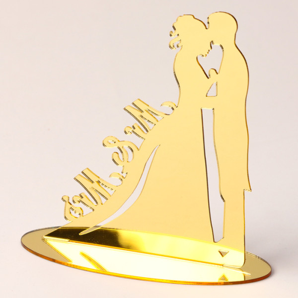 Топпер ''M&M'', цвет золото, Китай - фото1