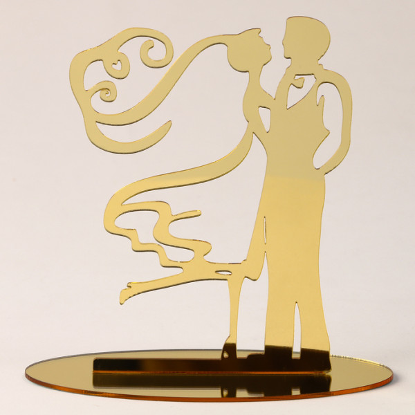 Топпер ''Свадьба''цвет золото, Китай - фото1