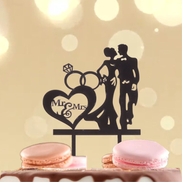 Топпер ''Молодожены и кольца'', Китай - фото1