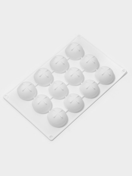 Форма для муссовых десертов и выпечки «Бабл», 29?18?3 см, 12 ячеек (5?4.5 см), Китай - фото1