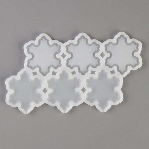 Молд силикон, «Снежинки» 17.5х13х0.3 см , Китай - фото1 Молд силикон, «Снежинки» 17.5х13х0.3 см , Китай - фото1