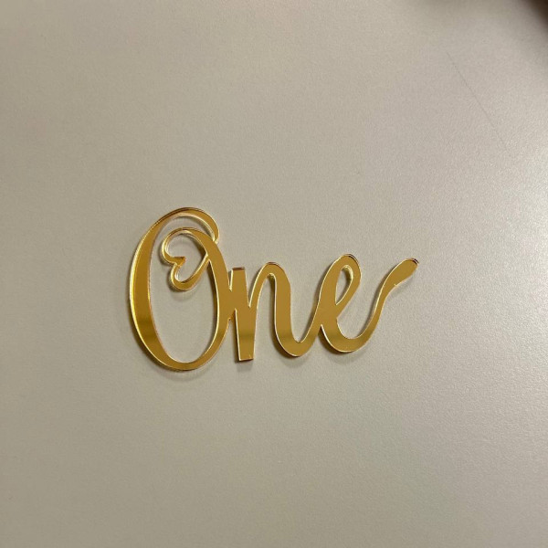 Топпер One, золотой акрил, Беларусь - фото1