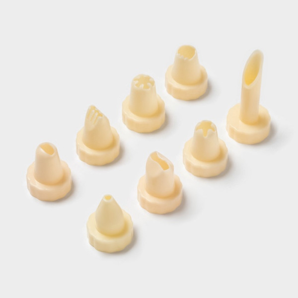 Шприц кондитерский,8 насадок, 17?5?5 см, Китай - фото2