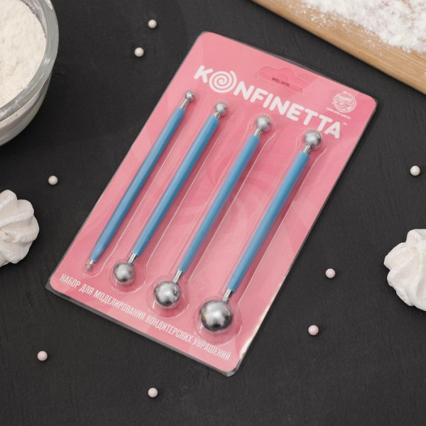 Набор для моделирования KONFINETTA 4 предмета. Китай - фото1