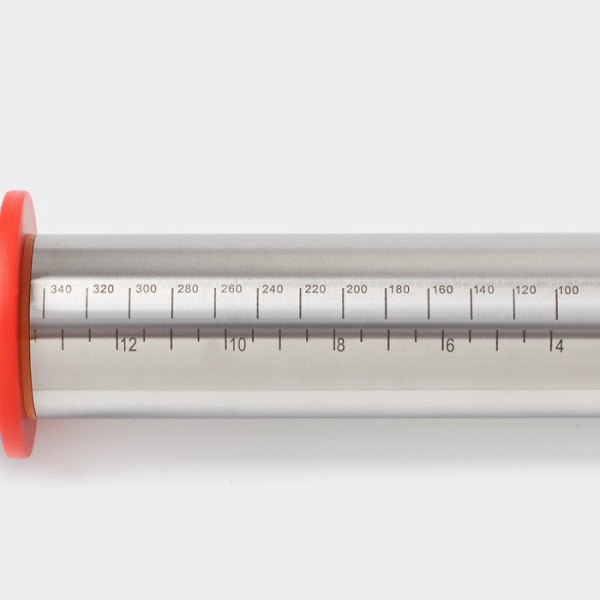 Скалка гладкая с ограничителями, сталь 43,5 см, SG-R S43 Китай фото-3