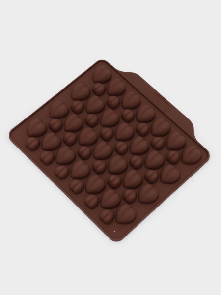 Форма для конд. украшений 52 ячейки 18х15х1 см ''Море сердец'', цвет МИКС Китай - фото1 Форма для конд. украшений 52 ячейки 18х15х1 см ''Море сердец'', цвет МИКС Китай - фото1